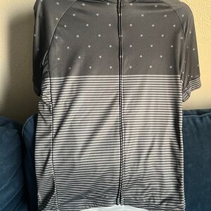 Men's Gray Star Pattern Jersey